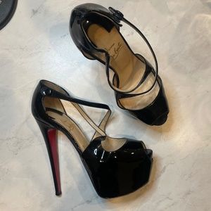Christian Louboutin Peep Toe Platform
